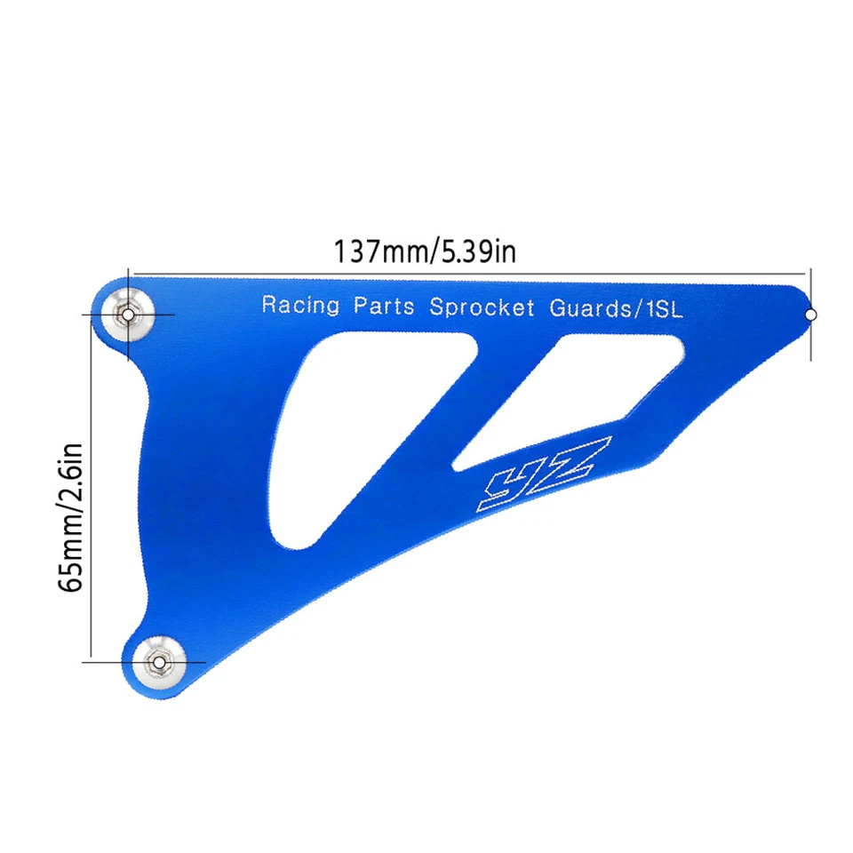 Protetor de corrente tampa roda dentada frontal para YAMAHA YZ 250F 450F 250FX 450FX - Imagem 3 de 4