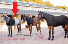 Equi Th&egrave;me Schulterschutz Brustschutz bei Passformproblem mit Pferdedecken