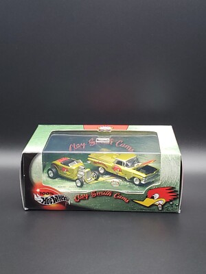 Hot Wheels 2000 Clay Smith Cams 100% Hot Wheels 2-car Sealed