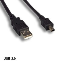 Kentek 6' USB 2.0 Type A to Mini B 4Pin Cable for Digital Camera PDA MP3 MP4 Cam