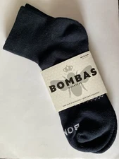[3 pack] Bombas Classic Marl Quarter - Navy Socks Medium
