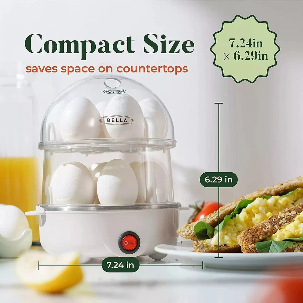 14-Cup Egg Cooker for Soft or Hard Boiled Eggs – Fast & Easy Poacher
