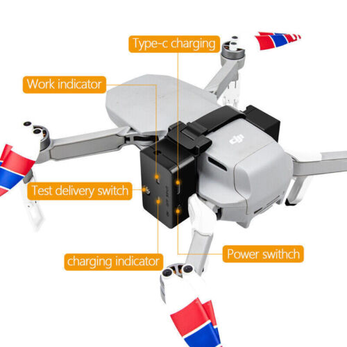 Airdrop System for DJI MINI 2 Drone Fishing Bait Wedding Ring Gift Deliver - Picture 6 of 9