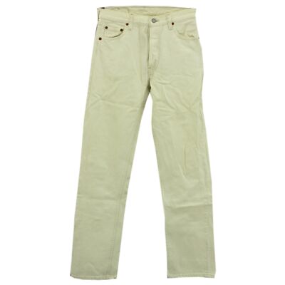 #6914 LEVIS Jeans Hose 501 alter Schnitt ohne Stretch white weiß 29/32