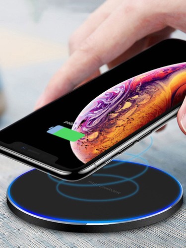 1x Wireless Charger Fast Charging Pad Mat For iPhone 15 Pro Max 14 13 Samsung - Picture 8 of 22