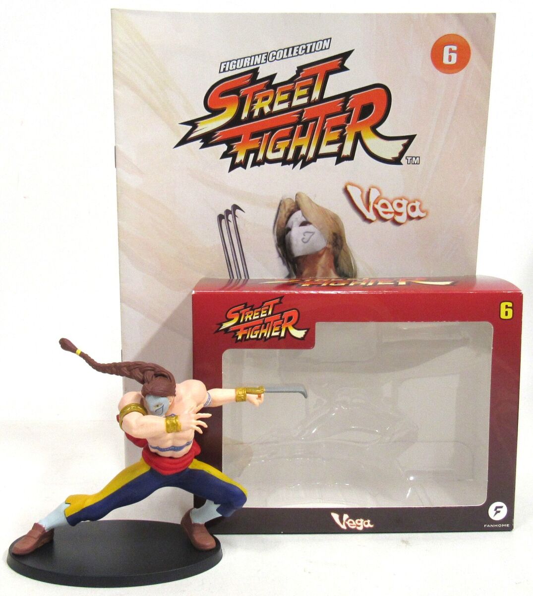 Fanhome Capcom Street Fighter #6 Vega Figure With Magazine