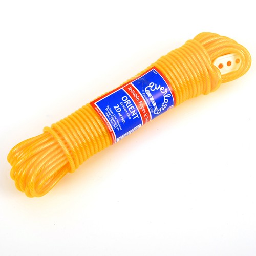 50M STRONG EVERLASTO 'ORIENT' PLASTIC CLOTHES WASHING LINE VARIOUS COLOURS - Picture 6 of 6