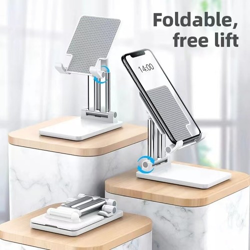 Universal Desktop Mobile Phone Holder Stand For iPad Adjustable Tablet Foldable - Picture 2 of 12