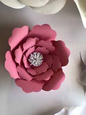 Paper Flower Template #5 Kit - DIY - Make Unlimited Flowers - Make All Sizes