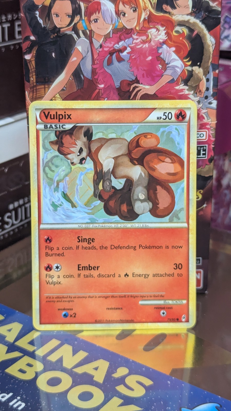 Pokemon TCG 2011 Vulpix 75/95 NM Call of Legends ftox Clouds