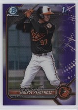 2022 Bowman Chrome Prospects Purple Refractor /250 Maikol Hernandez #BCP-155 gb2