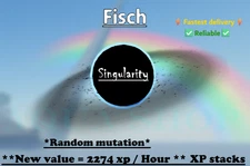 🟢🔥 [FISCH]  Singularity [2274 EXP/HR] LEVEL UP AQUARIUM FISH - [STACKS!]