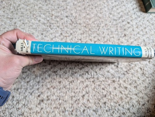 Technical Writing Gordon H. Mills Holt, Reinhart and WInston(c. 1965, HC/DJ) - Imagen 12 de 12
