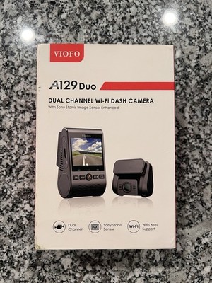 Viofo A129 Duo Dual Channel Wi Fi Dash Camera Front & Rear New NIB