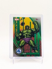 2026 Topps Finest Fantastic Four Hulk GREEN /99 Rare #92 BC0124