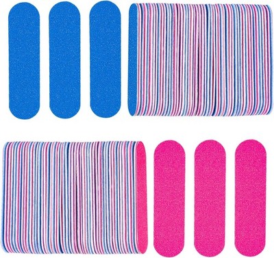 Mini Nail Files Bulk, Disposable Double Sided Emery Boards Travel