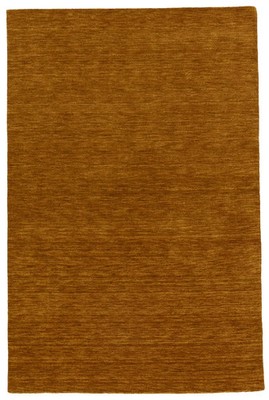 Orange Solid Design Hand-Loomed 4X6 Gabbeh Wool Rug Oriental Home Decor Carpet