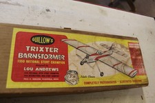 Guillows, "Trixter Barnstormer" Vintage Balsa Controline Plane Kit 47"