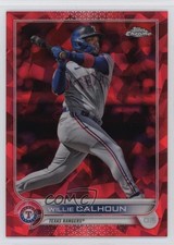 2022 Topps Chrome Sapphire Edition Red 4/5 Willie Calhoun #581 1rr2