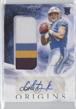 2019 Panini Origins Rookie Easton Stick #140 Jumbo Patch Auto 0p7o