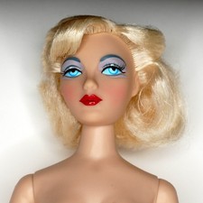 Ashton Drake Gene Marshall Nude Gentlemen Prefer Blondes Doll 16" Platinum Bob