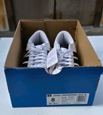 Adidas Taekwondo Encaje Negro Blanco Goma Mujer Talla 8