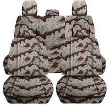 Custom Fit Car Seat Covers Frontback Camo Desert Storm Its 20-24jeep Gladiator Custom Fit Car Seat Covers Frontback Camo Desert Storm Its 20-24jeep Gladiator