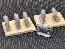 6 Horse With Cloth Draped Over Metal Miniature