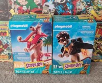 Playmobil Scooby-Doo! Pilot  And Life Guard Figure Set 📦Fast Shipping📦