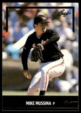 1991 LEAF MIKE MUSSINA BC12 MINT HOF RC GOLD ROOKIES BASEBALL BALTIMORE ORIOLES