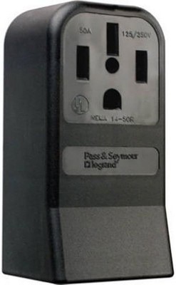 Legrand Pass & Seymour 3854CC6 50 Amp 125/250V 3 Pole 4 Wire Range Power Outlet