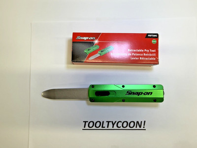 Snap-on Tools NEW GREEN  OTF  Out The Front Retractable Panel Tool PBFT60G