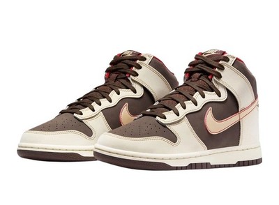 Nike Dunk Hi Retro SE Barque Brown Men s Sesame Sneakers Sz 11 FB8892 200 NEW