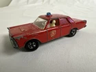 Ford Galaxie Fire Chief - Vintage Matchbox Series #59 - Lesney - Made in England