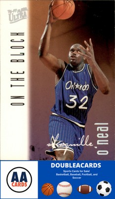 1996 Ultra #135 Shaquille O'Neal  OTB Los Angeles Lakers