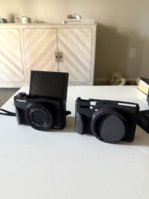 Canon PowerShot G7 X Point & Shoot 20.2MP 4.2x Zoom f/1.8 Wi-Fi Case
