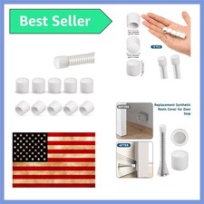 10PCS Rubber Door Stopper Replacement Caps - Protect Walls  Floors in Style