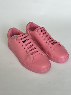Raf Simons Orion Strawberry Leather Low-Top Sneakers - Size 37