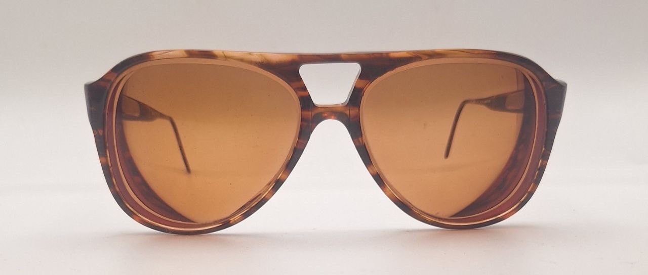 Vintage Adonis Tortoise Translucent Pilot Sunglas… - image 3