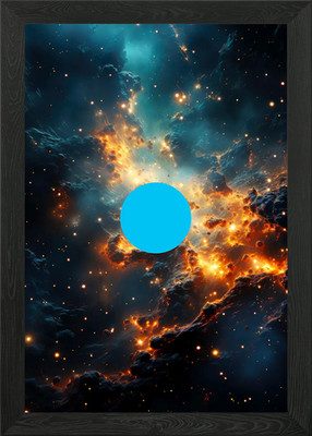 ZIMA BLUE Cassiopeia Gerahmtes Wandbild Poster Leinwanddruck Bild