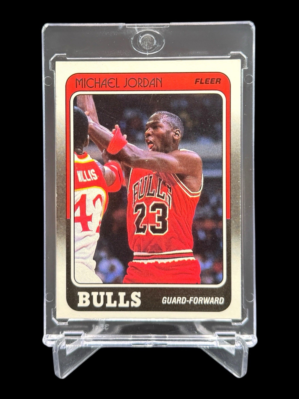 1988/89 Fleer MICHAEL JORDAN 17 OF 132 CHIAHO BULLS HOF 3RD YEAR RC🔥RARE🔥