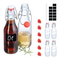 BüGelflaschen Glasflaschen Miniflaschen ÖLfläSchchen LiköRflaschen 6Er Set 250Ml