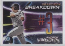 2019 Bowman Draft Chrome Scouts Pick Breakdown Andrew Vaughn #BSB-AV ra5