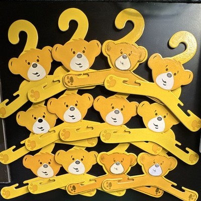 12 Build-A-Bear Workshop Bear Clothes Hangers Lot, Cardboard