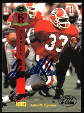1995 Signature Rookies Authentic Signature Terrell Davis 12 Auto
