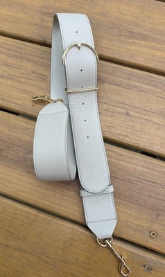 CUYANA pebble Leather Stone Beige Replacement Bag Strap NEW