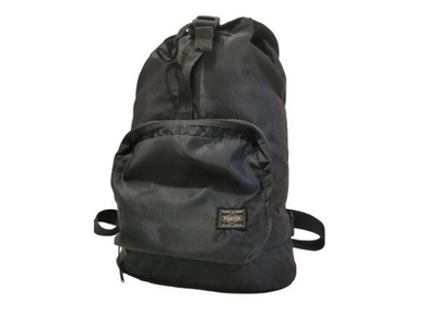 #ad PORTER Yoshida Bag Foldable Backpack Nylon Black Rare Discontinued Pre owned $169.00