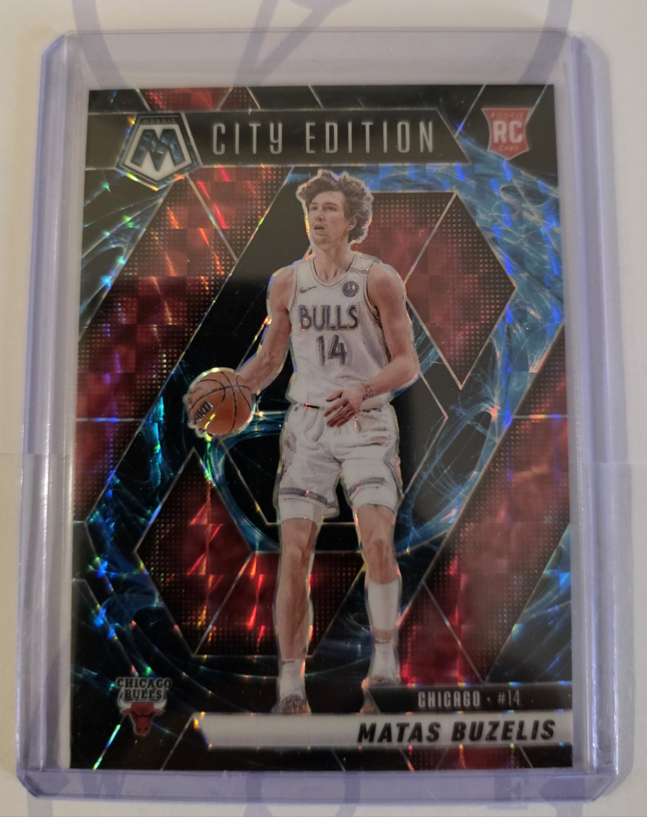 2024-25 Panini Mosaic - City Edition Matas Buzelis RC #273 SSP Genesis Case Hit!