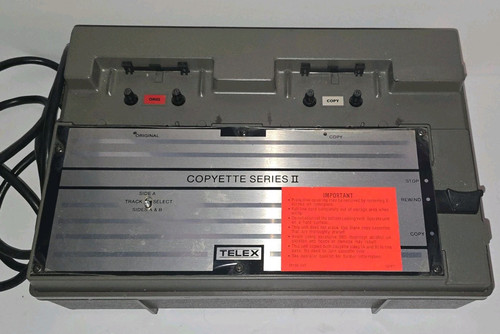 TELEX COPYETTE SERIES II - Kassettenduplikator FUNKTIONIERT - Bild 2 von 6
