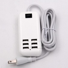 6 Port USB Charger HUB Splitter 5V Desktop USB Wall Travel Charging Station U
